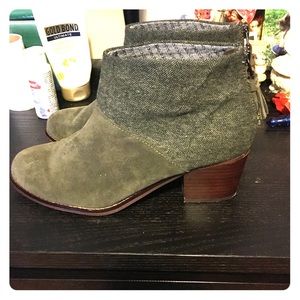 Forest green Toms ankle booties